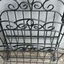 Vintage Wrought Iron Magazine Rack Image 2