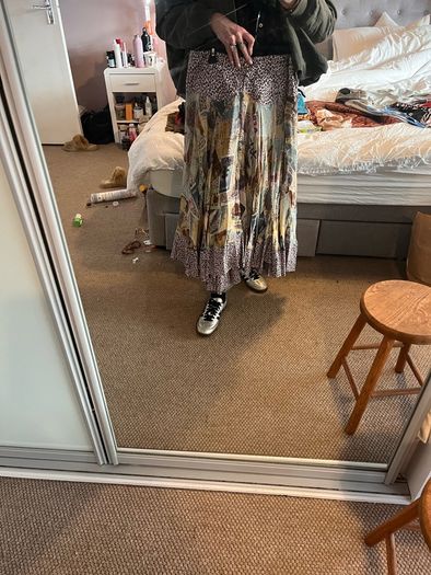 skirt silk DVF