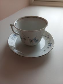 Royal West Germany Vintage China Tea Cups and Saucers (8)