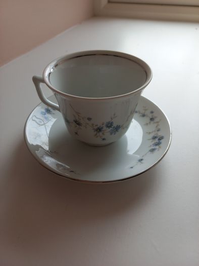 Royal West Germany Vintage China Tea Cups and Saucers (8)