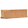 Storage Bench 128 cm Solid Mango Wood Image 4