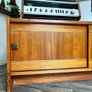 Vintage Retro Mid Century Scandinavian Teak Sideboard/Record Cabinet Image 7