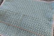 Blue baby blanket