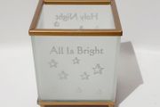 Christmas Candle holder with holy messages