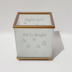 Christmas Candle holder with holy messages