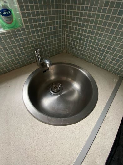 stainless sink