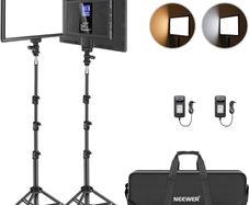Neewer 13 Inch LED Video Light Panel Set with Tripod