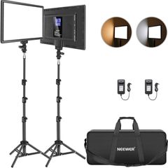 Neewer 13 Inch LED Video Light Panel Set with Tripod
