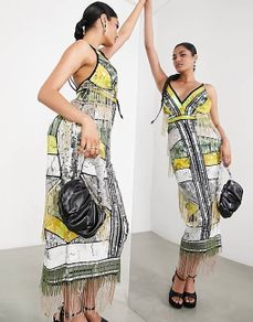 Embellished Midi Dress