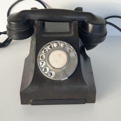 Bakelite pyramid rotary telephone vintage PROP