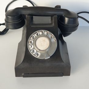 Bakelite pyramid rotary telephone vintage PROP