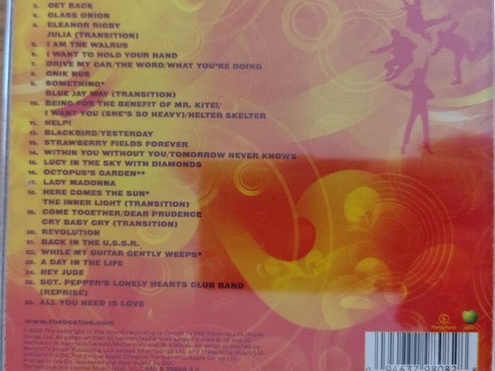 The Beatles - Love CD (2006) Beat, Pop Rock, Soundtrack EX+