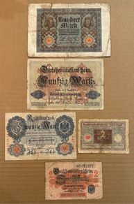 Germany 5 Different Banknote