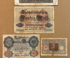 Germany 5 Different Banknote
