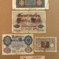 Germany 5 Different Banknote
