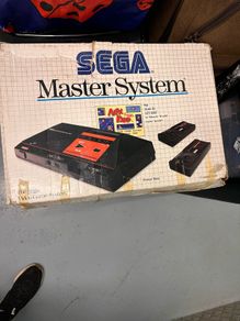 Sega Master System console and games Sonic
