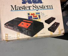 Sega Master System console and games Sonic