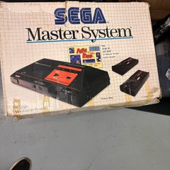 Sega Master System console and games Sonic