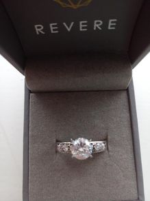 Silver plated ring