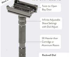 Rockwell T2 Dial Adjustable Safety Razor