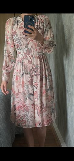 Massimo Dutti silk dress size 34/ XS like a new
