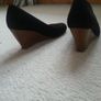 Wide Fitting Shoe - Wooden Wedge (Size 4) Image 6