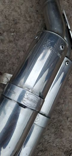 kawasaki z750 Laser quad pipe exhaust