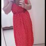 Zara Red Polka Dot Dress - XS Image 5
