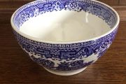 old willow Washington blue and white sugar bowl