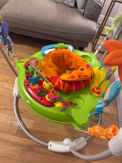 Fisher-Price Rainforest Jumperoo, Freshly Washed, Excellent Condition