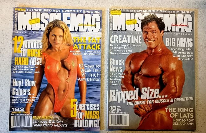 Pair of Vintage Musclemag Magazine