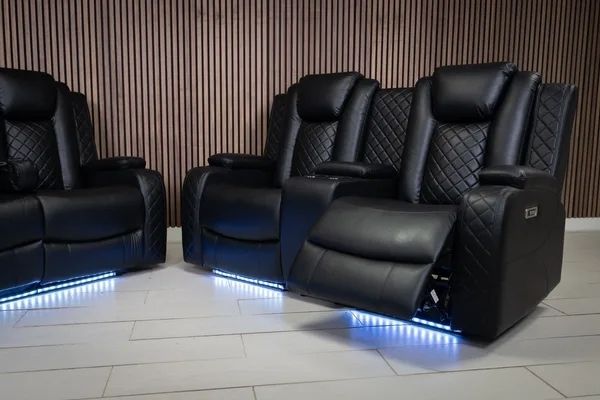 Ashbyrne electric Recliner Sofa black