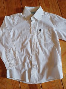BNWOT Age 6-7 White Dress Shirt