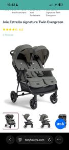 Joie Estrella Double Buggy evergreen