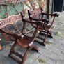 A pair of savonarola chairs Image 2