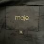 Maje Paris Wool Prince of Wales Check Long Coat Size 36 Autumn Winter Image 8