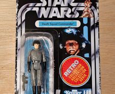 Star Wars Death Squad Commander 3.75 " Scale (Unpunctured) From The New Retro Collection New & Unopened
