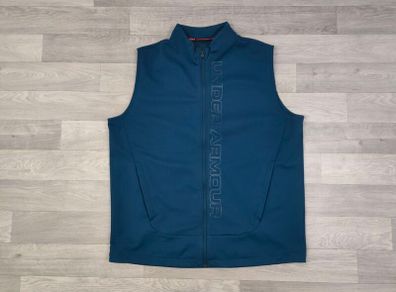 Under Armour Golf Full Zip Cold Gear Vest Gilet Mens XL