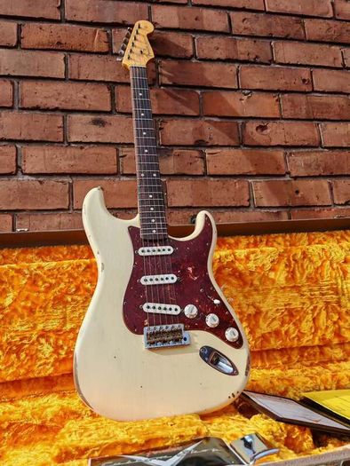 Fender Custom Shop 1960 Stratocaster Vintage White Relic (Delivery available)