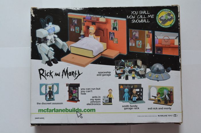 McFarlane Toys Rick & Morty You Shall Now Call Me Snowball New BUT the box is damaged Please look at the pictures