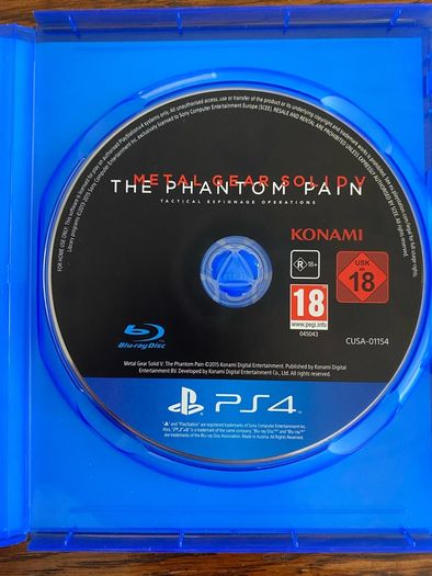 ps4 game: the Phantom pain - Metal gear solid 5 - tested