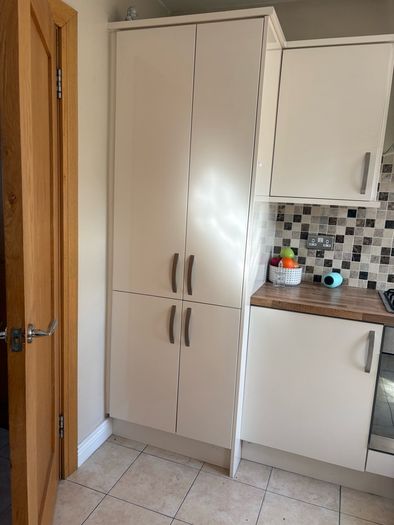 Cream High Gloss Kitchen