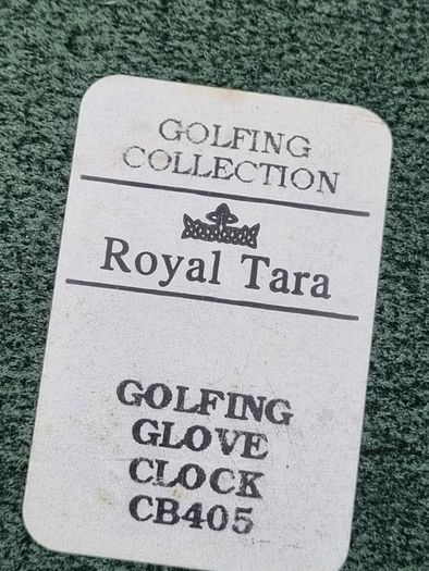 Royal Tara, golf-themed desk clock