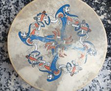 Bodhran with Celtic Pattern