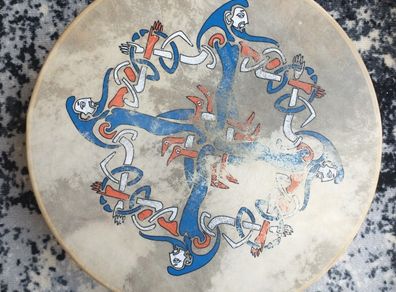 Bodhran with Celtic Pattern