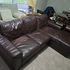 leather 3 seater sofa