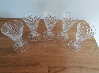 Waterford Crystal Sherry Glasses x4