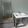 chrome heated towel rail Image 4