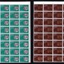 1978 Ireland 50th Anniversary of Ireland's First Coinage in 1928 Commemorative Stamps Block of 32 Mint Never Hinged (MNH) Image 6