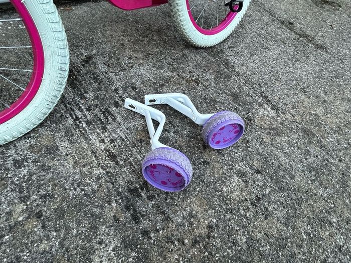 Polly 16 kids bike with bike handle